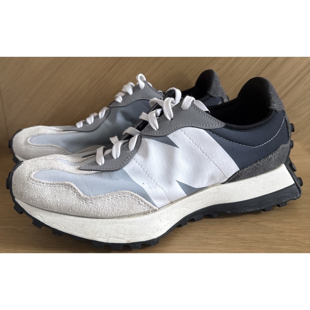 New Balance 327 x FIGS Shoes Men's 8 D Grey Suede Running‎ Casual Nurse Sneakers